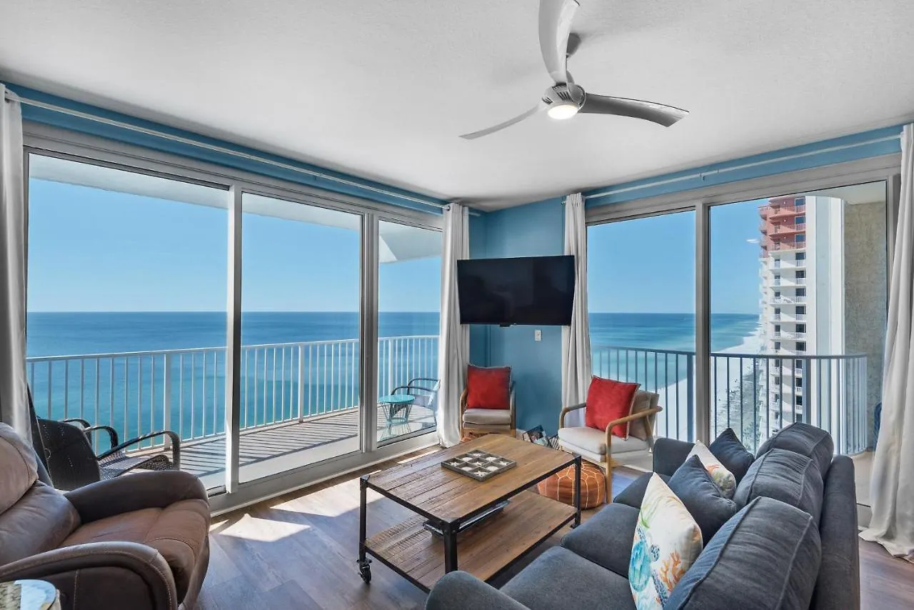 Corner 1729 Shores Of Panama Amazing View 2Br Bunk Aparthotel Panama City Beach